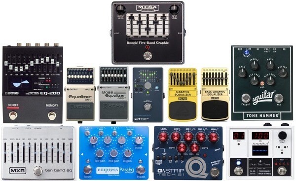 Đa dạng các loại EQ đàn guitar với kích thước và chức năng khác nhau