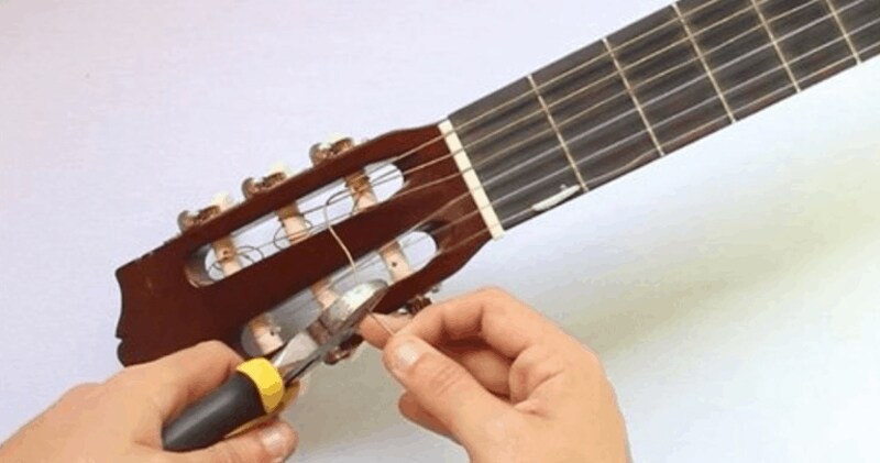 Cắt phần dây thừa sau khi gắn dây xong để đảm bảo tính thẩm mỹ