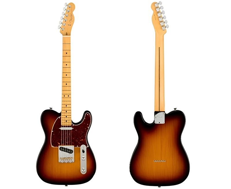 Dáng đàn guitar điện Fender Telecaster với thiết kế tối giản