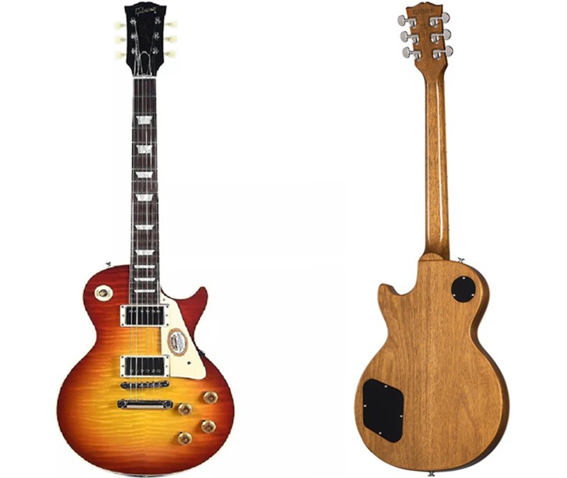 Dáng đàn guitar điện Gibson Les Paul với thân đàn chắc chắn