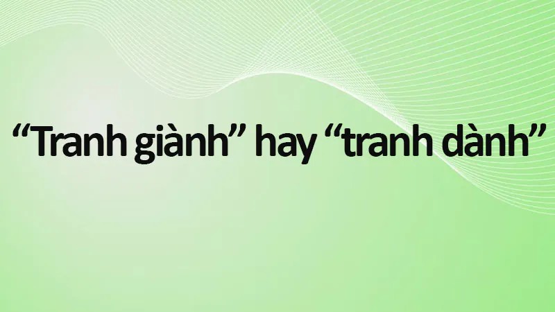 Hình ảnh tượng trưng cho sự cạnh tranh, với hai người đang cố gắng giành lấy một đối tượng ở giữa