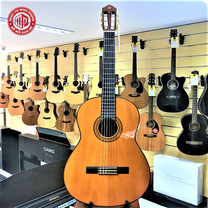 Hình ảnh một cây đàn guitar Acoustic chất lượng, thiết kế đẹp mắt