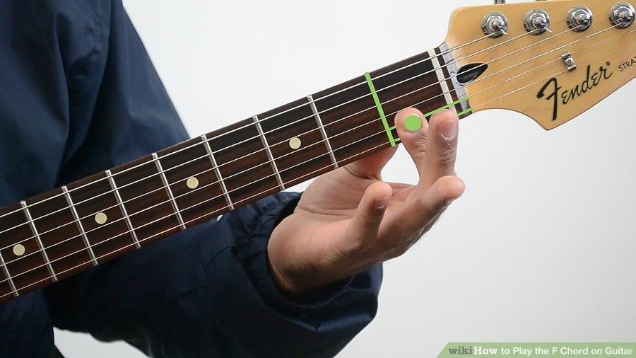 Hướng dẫn cách chơi hợp âm Fa trưởng đơn giản trên guitar