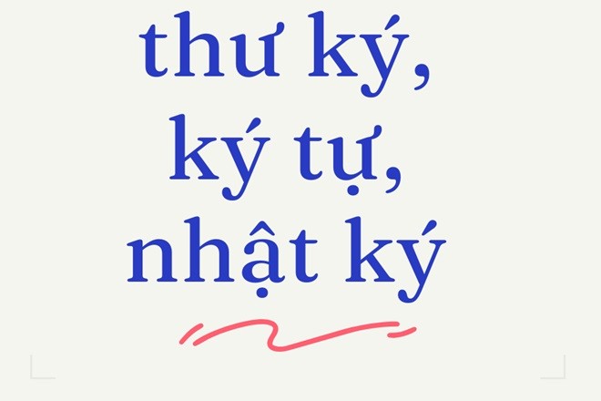 Thư ký đang ghi chép hoặc ký tài liệu, minh họa cho việc sử dụng "ký" với ý nghĩa ghi chép, xác nhận