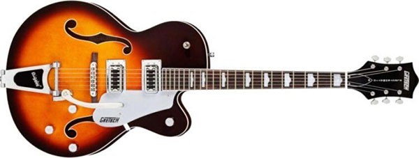 Đàn guitar hollow với âm thanh ấm áp, lý tưởng cho jazz và blues