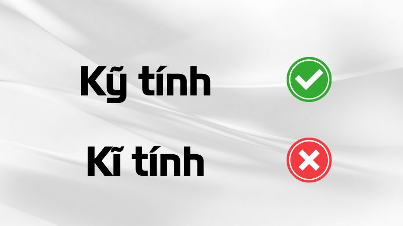 Sự khác biệt giữa kỹ tính và kĩ tính trong tiếng Việt